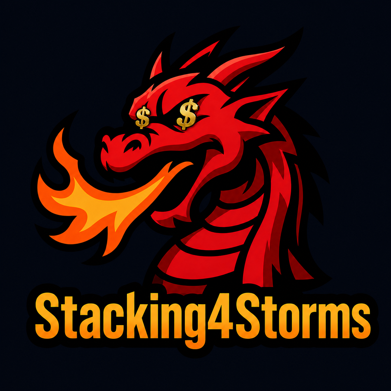Stacking4Storms dragon logo